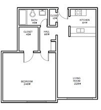 Sierra Apartments in Los Angeles, CA - Foto de edificio - Floor Plan