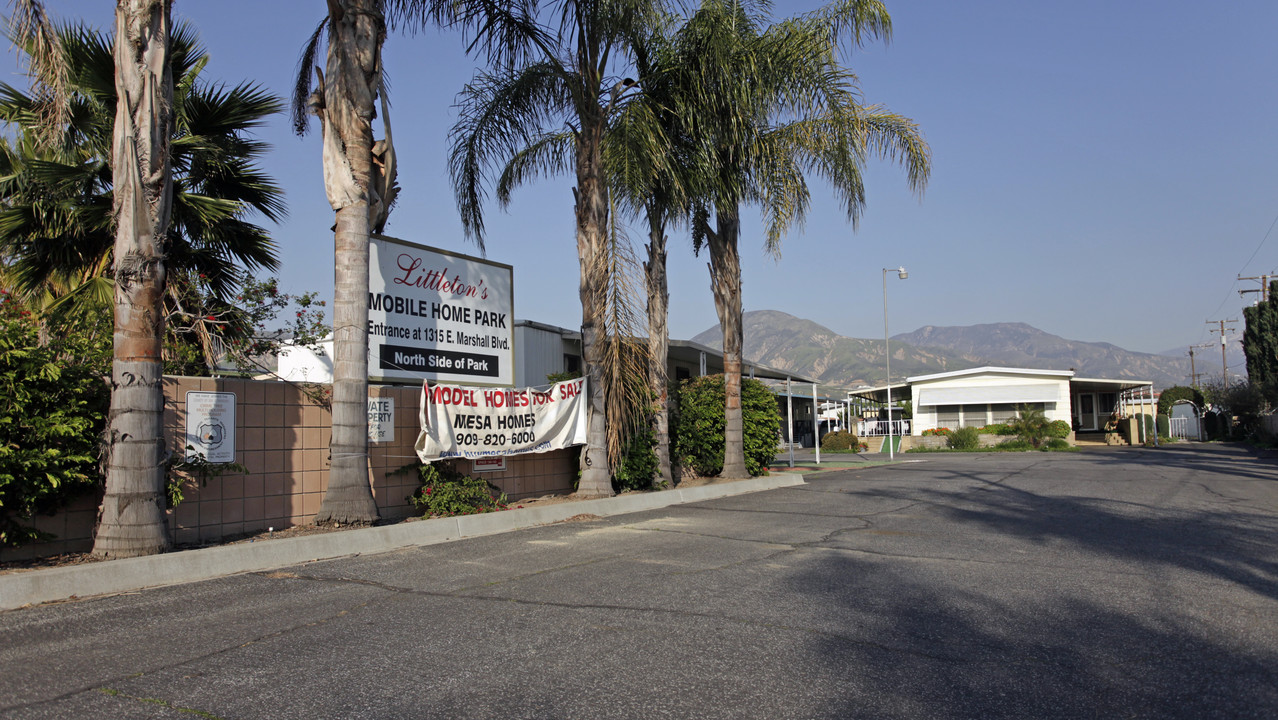 Littletons Mobile Home Park in San Bernardino, CA - Building Photo