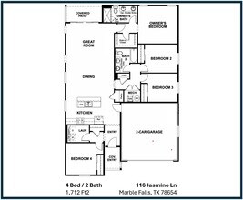 116 Jasmine Ln in Marble Falls, TX - Foto de edificio - Building Photo