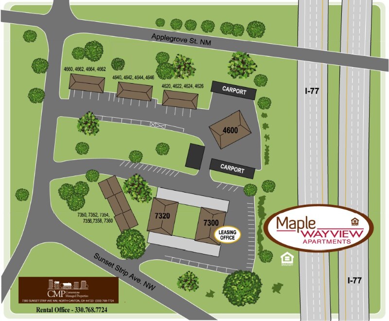 7320 Sunset Strip Ave NW in North Canton, OH - Foto de edificio