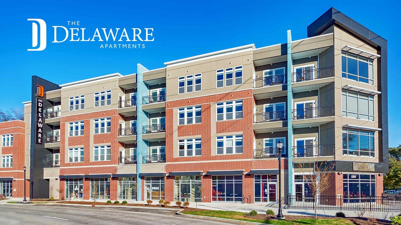 The Delaware Apartments in Indianapolis, IN - Foto de edificio