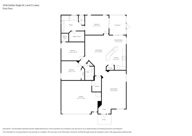 3436 Golden Eagle Dr in Land O Lakes, FL - Foto de edificio - Building Photo