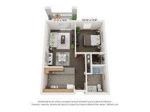 Homestead Village 55+ Senior Community in Chippewa Falls, WI - Foto de edificio - Floor Plan