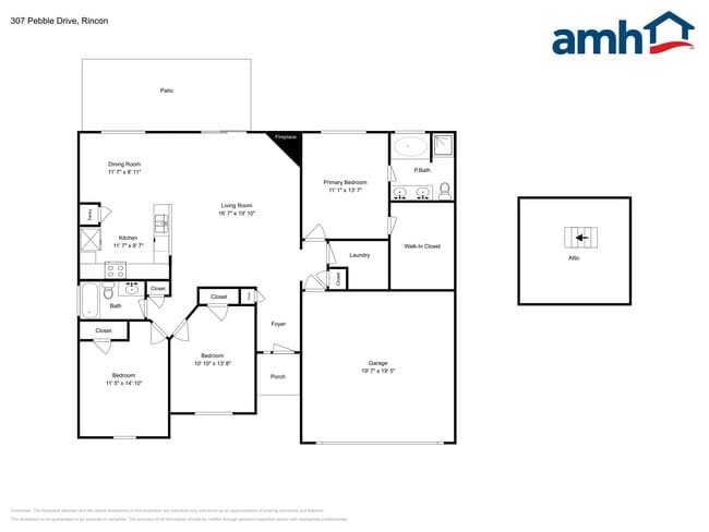 307 Pebble Dr in Rincon, GA - Foto de edificio - Building Photo