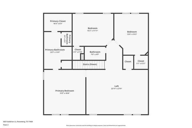 5027 Oak Briar Ln in Rosenberg, TX - Foto de edificio - Building Photo