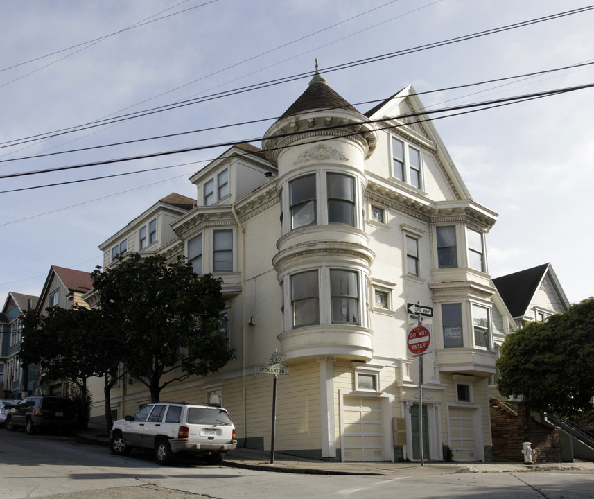 1-3 Coleridge St in San Francisco, CA - Building Photo