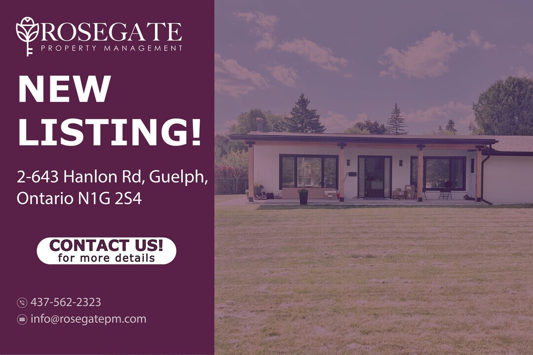 643 Hanlon Rd in Guelph, ON - Building Photo
