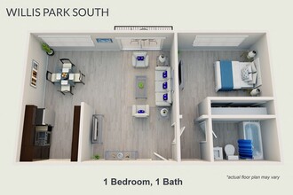 Willis Park South in Sherman Oaks, CA - Building Photo - Floor Plan