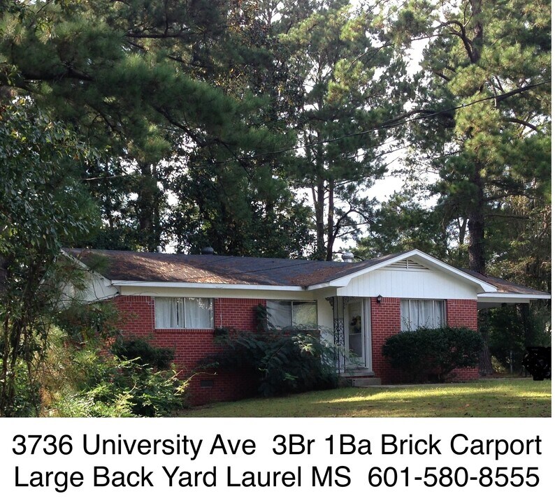 3736 University Ave in Laurel, MS - Foto de edificio