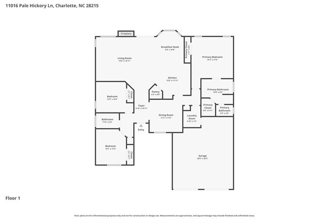 11016 Pale Hickory Ln in Charlotte, NC - Building Photo - Building Photo