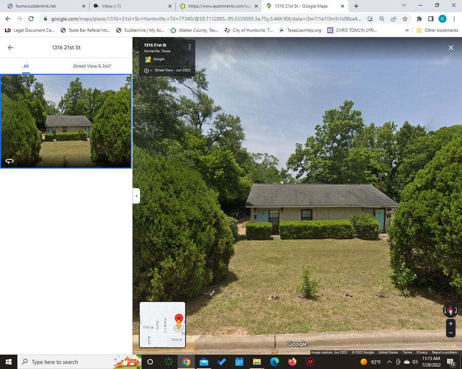1316 21st St, Unit 3 in Huntsville, TX - Building Photo