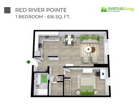 Red River Pointe in Winnipeg, MB - Building Photo - Floor Plan