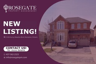 436 Sunny Meadow Blvd in Brampton, ON - Building Photo