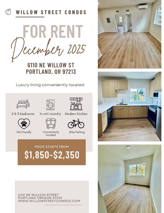 6110 NE Willow St in Portland, OR - Foto de edificio