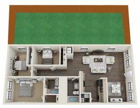 Brazos Flats in Bryan, TX - Building Photo - Floor Plan