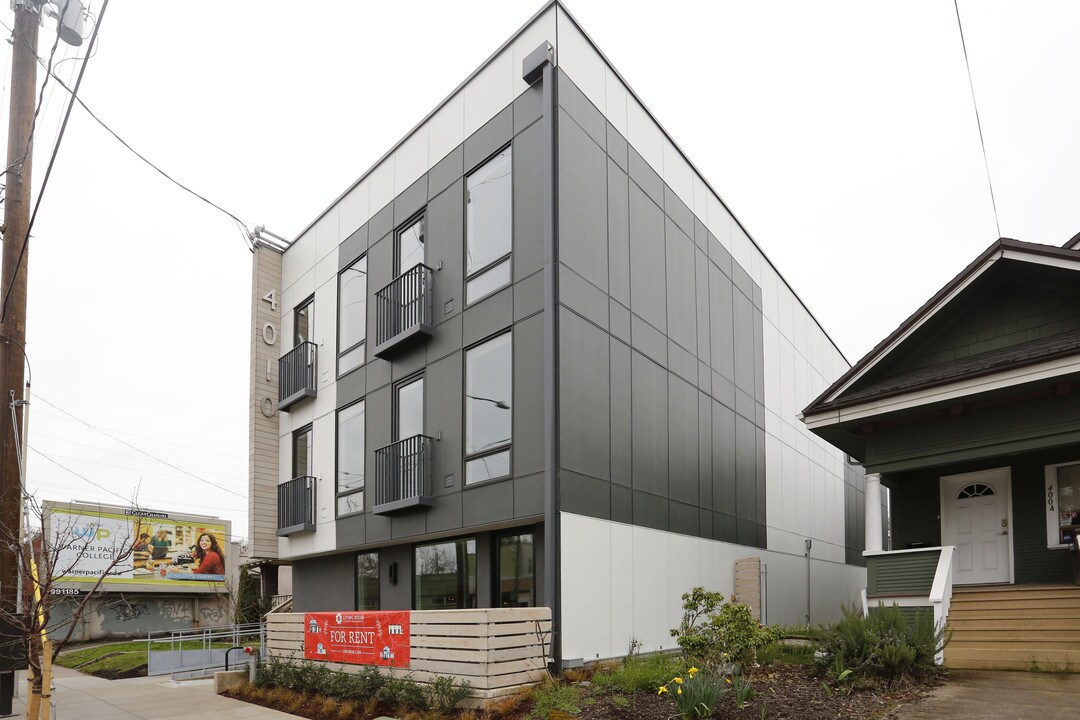 4010 SE Division St in Portland, OR - Foto de edificio