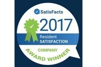Awarded in 2017 for Resident Satisfaction by SatisFacts - 9910 Sawyer Apartamentos in Louisville, Kentucky