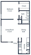 Parkway Villas in Wichita Falls, TX - Foto de edificio - Floor Plan