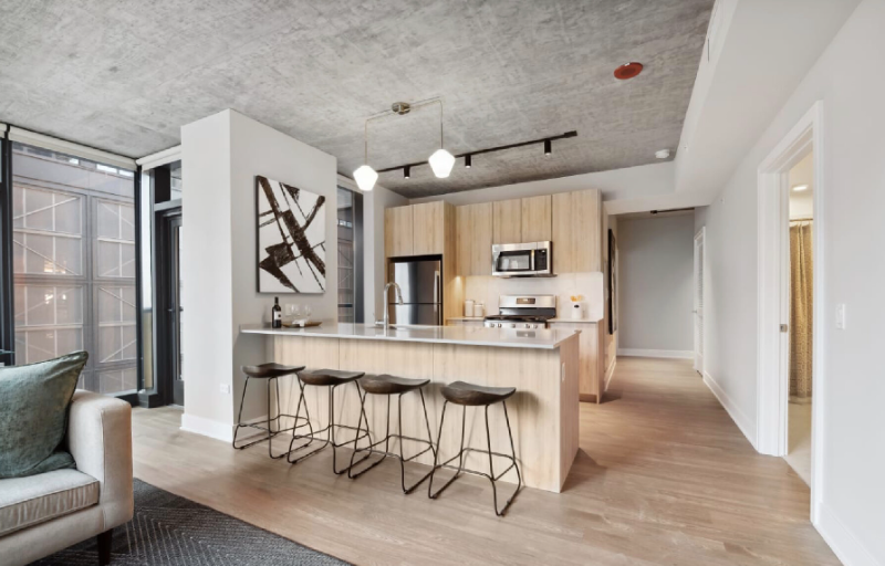 1034 W Van Buren St in Chicago, IL - Foto de edificio