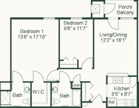 Lockwood of Fenton in Fenton, MI - Foto de edificio - Floor Plan