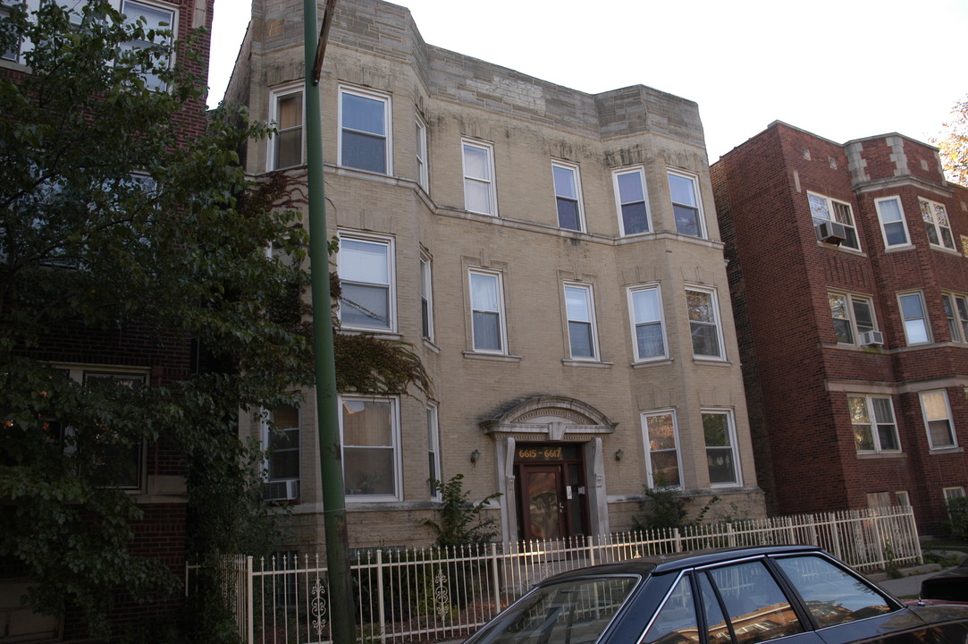 6615-6617 S Greenwood Ave in Chicago, IL - Foto de edificio