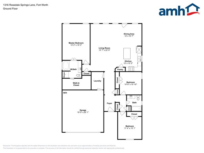 1316 Rosedale Springs Ln in Fort Worth, TX - Foto de edificio - Building Photo