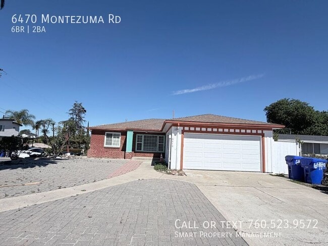 property at 6470 Montezuma Rd