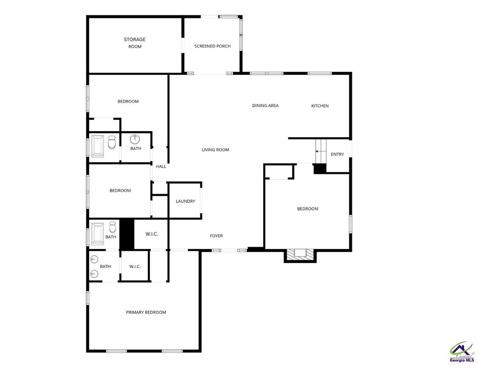 201 Sunnydale Dr in Warner Robins, GA - Building Photo