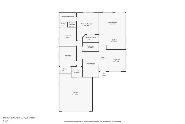 5124 Keswick Rd in North Las Vegas, NV - Building Photo - Building Photo