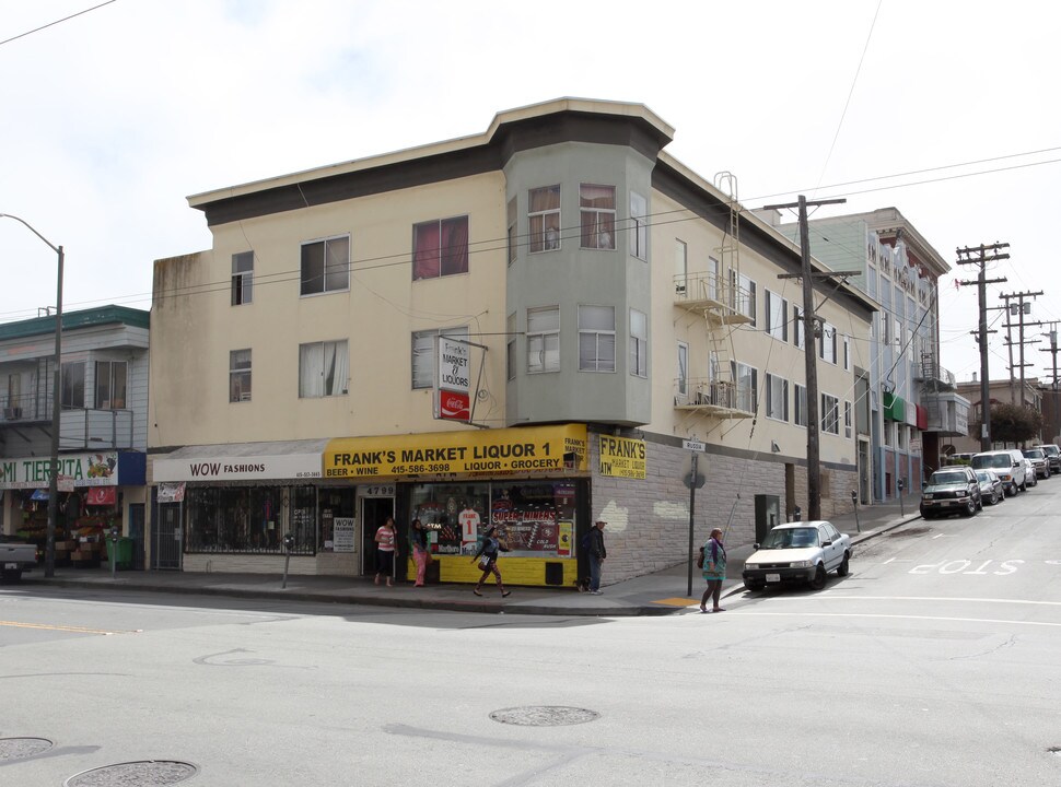 4799 Mission St in San Francisco, CA - Building Photo