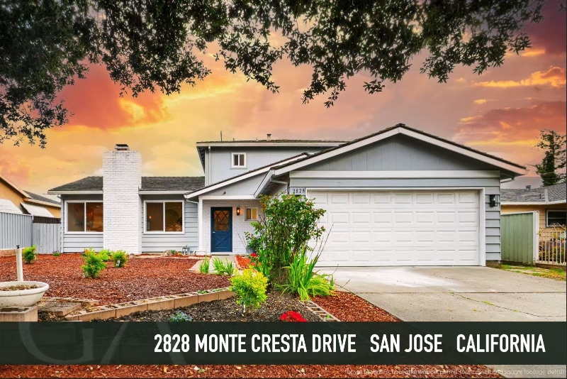 2828 Monte Cresta Way in San Jose, CA - Building Photo