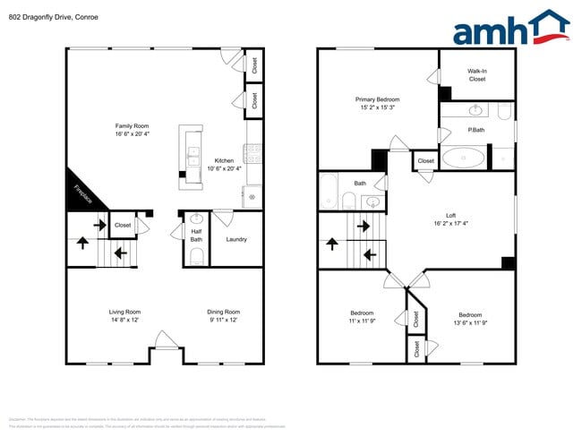 802 Dragonfly Dr in Conroe, TX - Foto de edificio - Building Photo