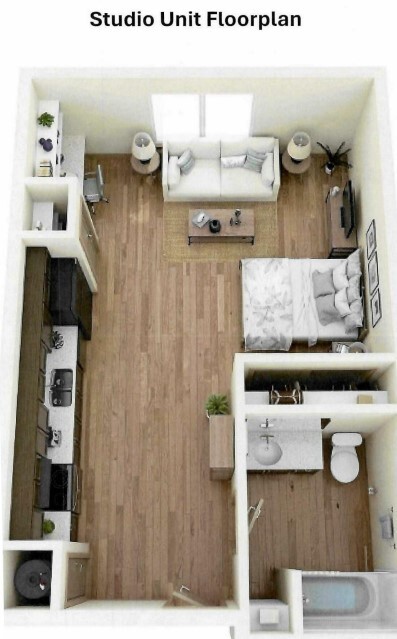 California Grand Manor Senior Apartments in Atascadero, CA - Foto de edificio - Floor Plan