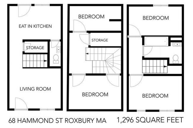 68 Hammond St, Unit 1 in Boston, MA - Foto de edificio - Building Photo