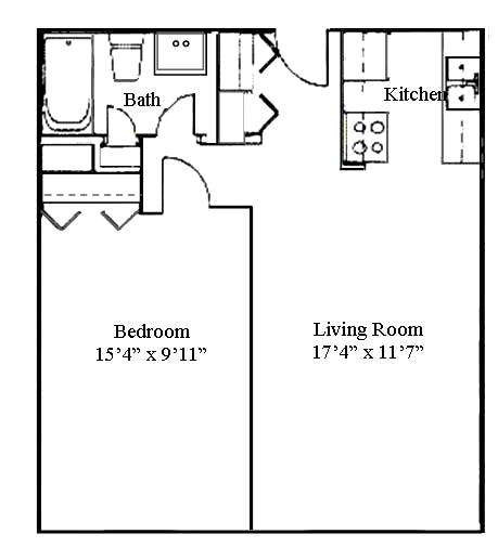 Chateau II Apartments in Racine, WI - Building Photo - Floor Plan
