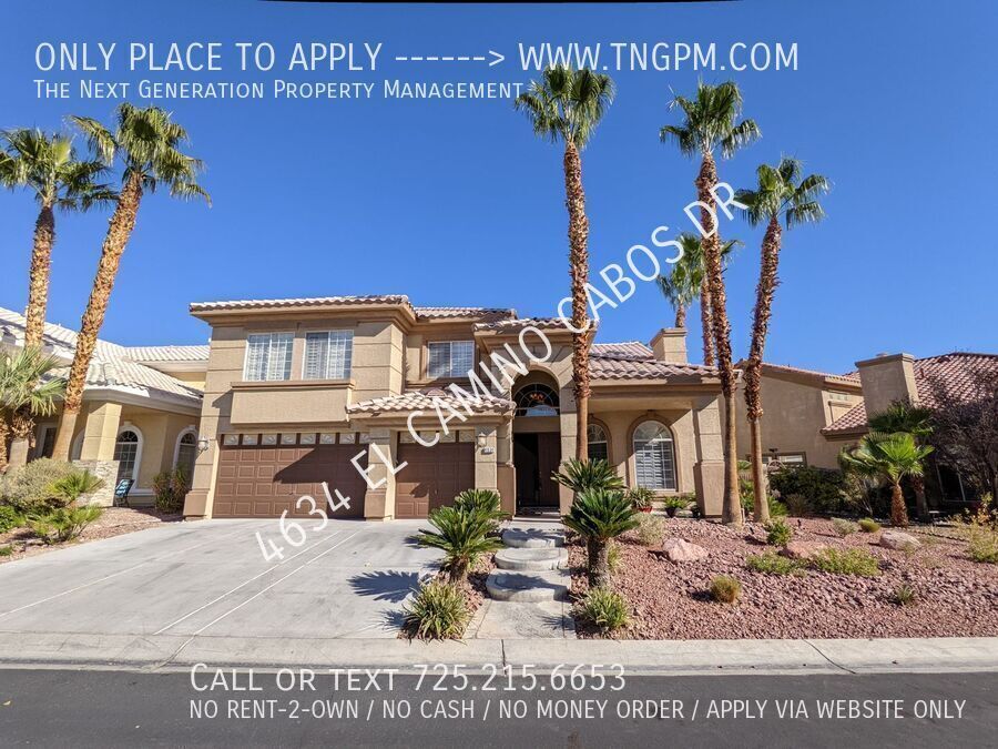 4634 El Camino Cabos Dr in Las Vegas, NV - Building Photo