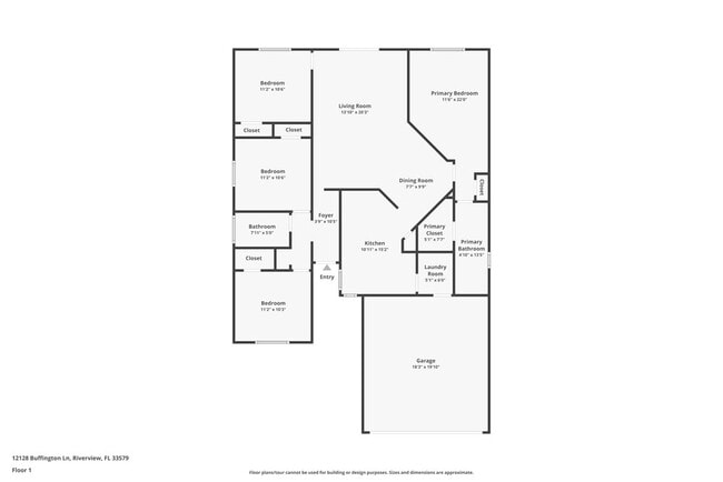 12128 Buffington Ln in Riverview, FL - Building Photo - Building Photo