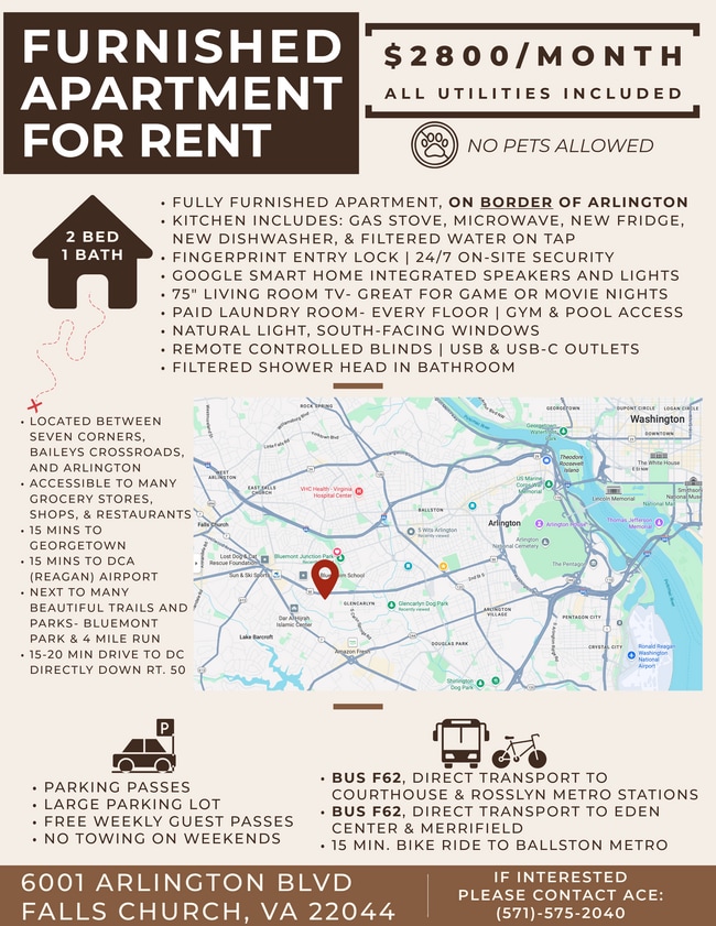 property at 6001 Arlington Blvd