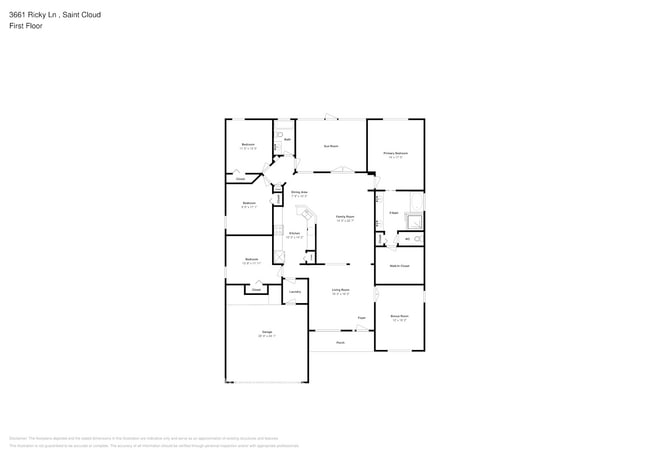 3661 Ricky Ln in St. Cloud, FL - Foto de edificio - Building Photo