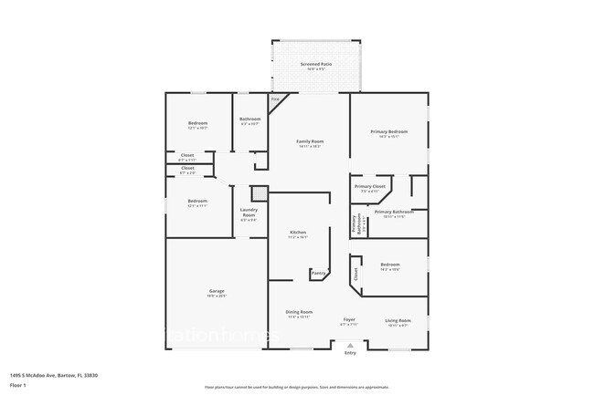 1495 S McAdoo Ave in Bartow, FL - Foto de edificio - Building Photo