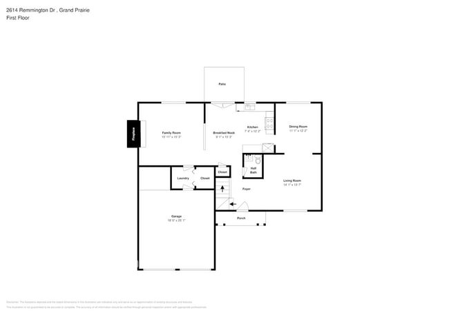 2614 Remmington Dr in Grand Prairie, TX - Foto de edificio - Building Photo