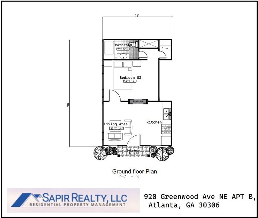 920 Greenwood Ave NE in Atlanta, GA - Foto de edificio
