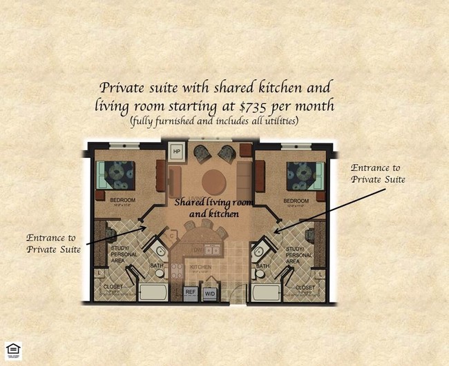 The Village at NEOMED in Rootstown, OH - Building Photo - Floor Plan