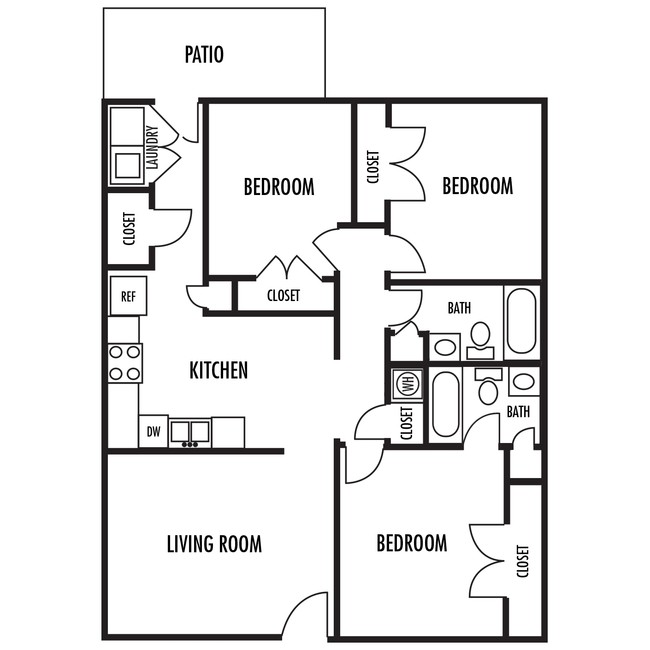 Hidden Cove in Salisbury, NC - Building Photo - Floor Plan