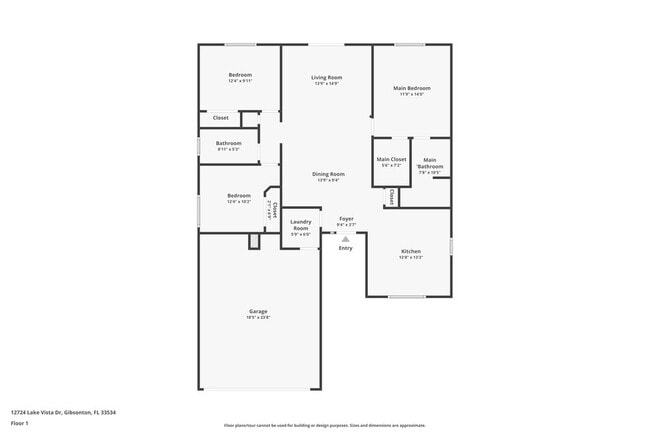 12724 Lake Vista Dr in Gibsonton, FL - Building Photo - Building Photo