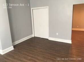 423 Snyder Ave-Unit -1 in Philadelphia, PA - Building Photo - Building Photo