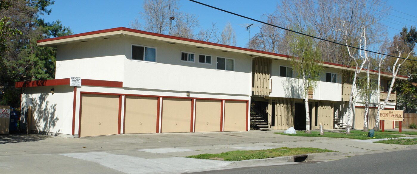 The fontana apartments in Fremont, CA - Foto de edificio