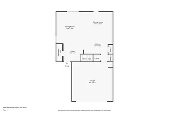 4440 Sparrow Cir, Unit 1 in College Park, GA - Building Photo - Building Photo