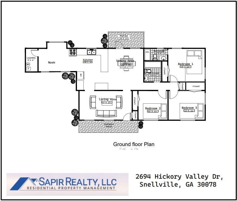2694 Hickory Valley Dr in Snellville, GA - Building Photo