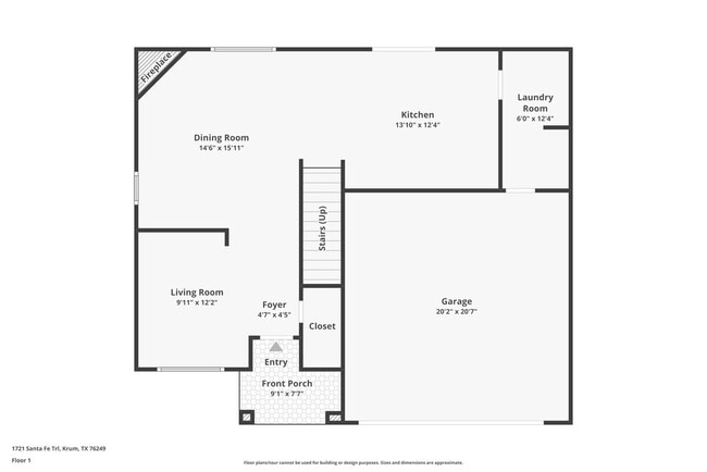 1721 Santa Fe Trail in Krum, TX - Foto de edificio - Building Photo